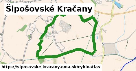 ikona Šipošovské Kračany: 0 m trás cykloatlas v siposovske-kracany