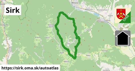 ikona Mapa autoatlas v sirk