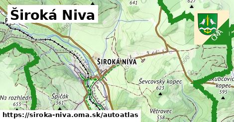 ulice v Široká Niva