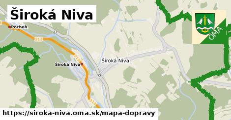 ikona Mapa dopravy mapa-dopravy v siroka-niva