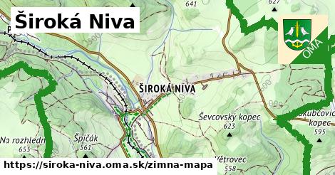 ikona Zimná mapa zimna-mapa v siroka-niva