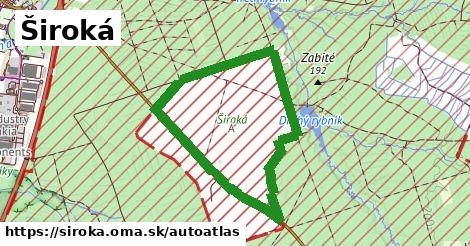 ikona Mapa autoatlas v siroka