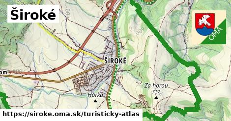 ikona Turistická mapa turisticky-atlas v siroke