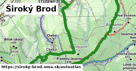 ikona Mapa autoatlas v siroky-brod