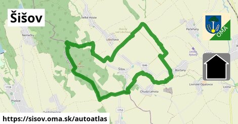 ikona Mapa autoatlas v sisov