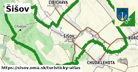 ikona Turistická mapa turisticky-atlas v sisov