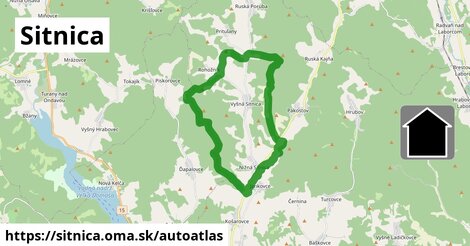 ikona Mapa autoatlas v sitnica