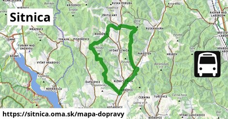 ikona Mapa dopravy mapa-dopravy v sitnica