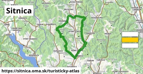 ikona Turistická mapa turisticky-atlas v sitnica