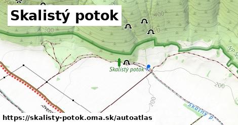 ulice v Skalistý potok