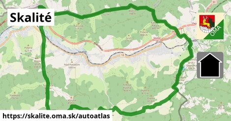 ikona Mapa autoatlas v skalite