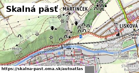 ikona Mapa autoatlas v skalna-past