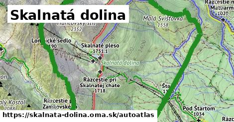 ikona Mapa autoatlas v skalnata-dolina