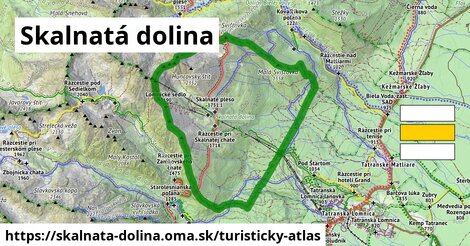 ikona Turistická mapa turisticky-atlas v skalnata-dolina