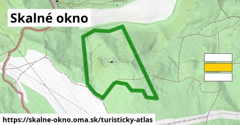 ikona Turistická mapa turisticky-atlas v skalne-okno