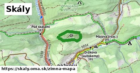 ikona Zimná mapa zimna-mapa v skaly