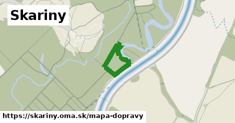 ikona Skariny: 0 m trás mapa-dopravy v skariny