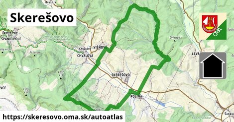 ikona Mapa autoatlas v skeresovo