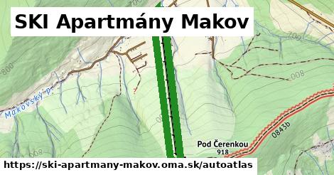 ikona Mapa autoatlas v ski-apartmany-makov