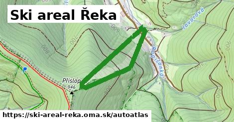 ikona Mapa autoatlas v ski-areal-reka