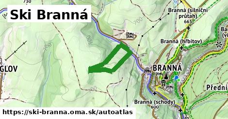 ikona Mapa autoatlas v ski-branna