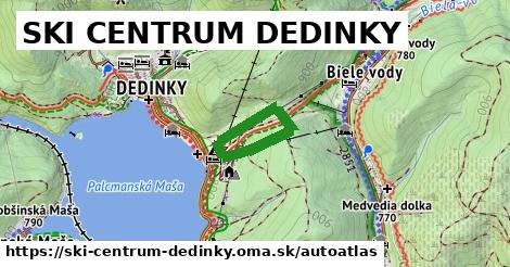 ikona Mapa autoatlas v ski-centrum-dedinky