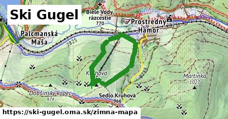 ikona Zimná mapa zimna-mapa v ski-gugel