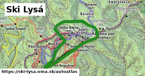 ikona Mapa autoatlas v ski-lysa