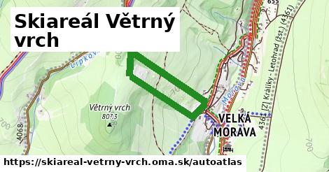 ikona Mapa autoatlas v skiareal-vetrny-vrch