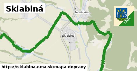 ikona Mapa dopravy mapa-dopravy v sklabina