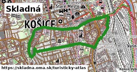 ikona Skladná: 0 m trás turisticky-atlas v skladna