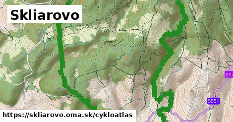 ikona Skliarovo: 10,5 km trás cykloatlas v skliarovo