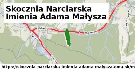 ikona Mapa dopravy mapa-dopravy v skocznia-narciarska-imienia-adama-malysza