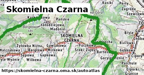 ikona Mapa autoatlas v skomielna-czarna