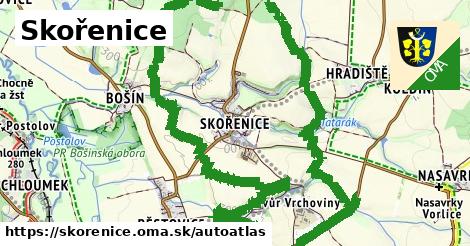 ikona Mapa autoatlas v skorenice