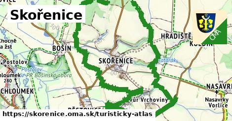 ikona Turistická mapa turisticky-atlas v skorenice