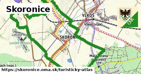 ikona Turistická mapa turisticky-atlas v skoronice