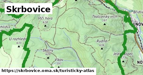 ikona Turistická mapa turisticky-atlas v skrbovice