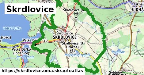 ikona Mapa autoatlas v skrdlovice