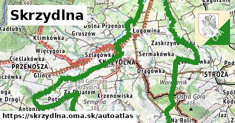 ikona Mapa autoatlas v skrzydlna