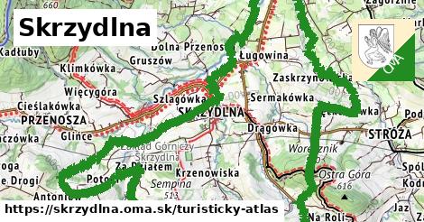 ikona Turistická mapa turisticky-atlas v skrzydlna