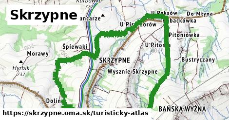 ikona Turistická mapa turisticky-atlas v skrzypne