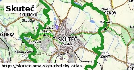 ikona Turistická mapa turisticky-atlas v skutec