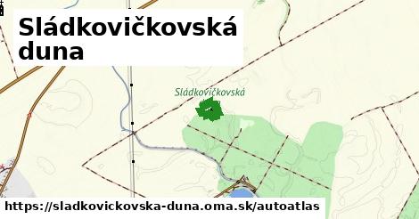 ulice v Sládkovičkovská duna