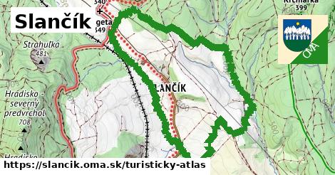 ikona Turistická mapa turisticky-atlas v slancik