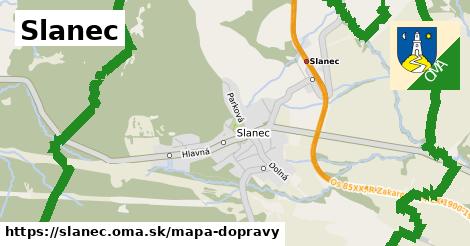 ikona Mapa dopravy mapa-dopravy v slanec