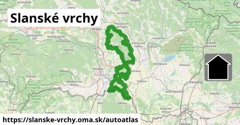 ikona Mapa autoatlas v slanske-vrchy
