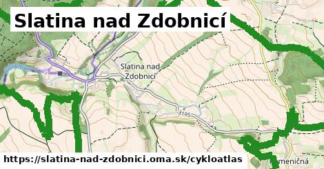 ikona Cyklo cykloatlas v slatina-nad-zdobnici