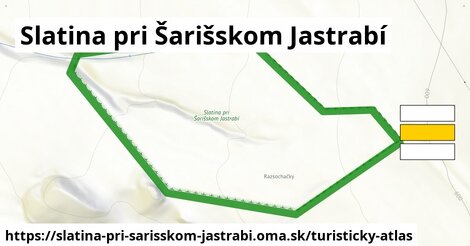 ikona Turistická mapa turisticky-atlas v slatina-pri-sarisskom-jastrabi
