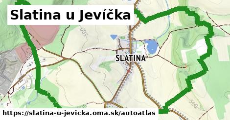 ikona Mapa autoatlas v slatina-u-jevicka